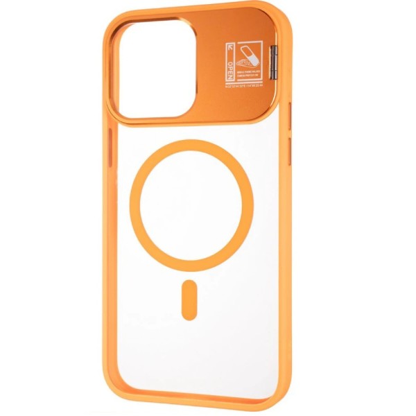 Фото - Чехол для смартфона Gelius Yoga Case Camera stand MagSafe for iPhone 14 Flame Orange (98597)