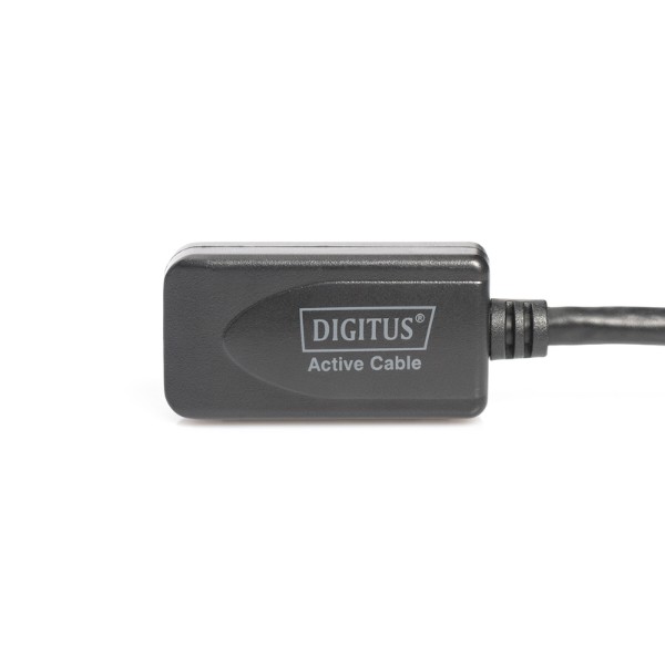 Фото - Кабель USB type A - USB type A Digitus USB 2.0 Active Cable, A/M-A/F, 20 м Black