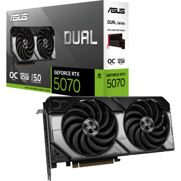 Фото - Видеокарта Asus GeForce RTX 5070 12GB (DUAL-RTX5070-O12G)