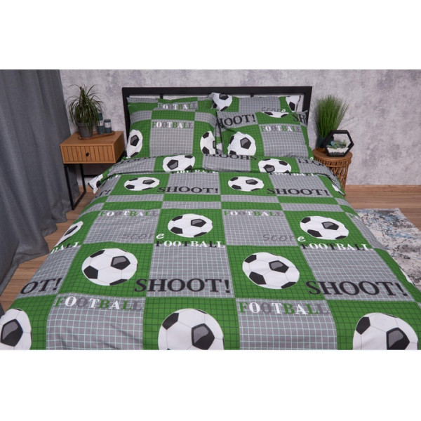 Фото - Комплект постільної білизни Moon&Star Бязь Gold Люкс Football 160х220 (MS-820002040)