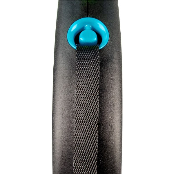 Фото - Поводок-рулетка для собак Flexi Black Design L 5 м Синий (4000498034132)