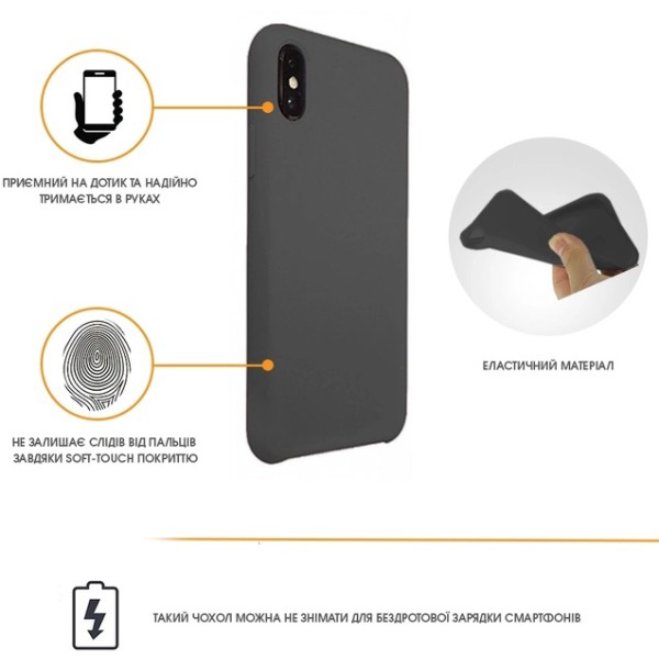 Фото - Чехол для смартфона Intaleo Velvet for Apple iPhone 8 Black (1283126484674)