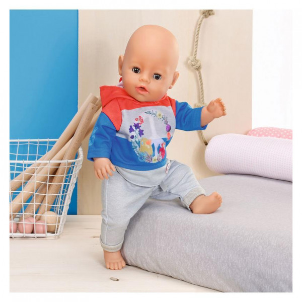 Фото - Одяг та аксесуари для ляльки Zapf Трендовий спортивний костюм Синій (826980-2)