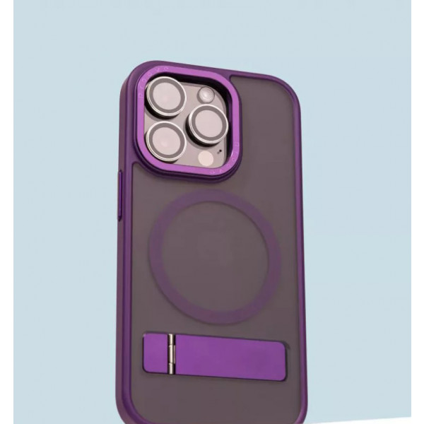Фото - Чохол для смартфону  Mainstay Case with Magnetic Ring iPhone 15 Pro Max Deep Purple (PCMCIP15PM04)