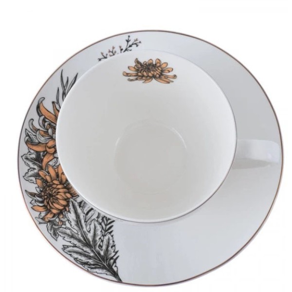 Фото - Чашка Astera Charm Floral Brown 400 мл (A0530-CS410-B)