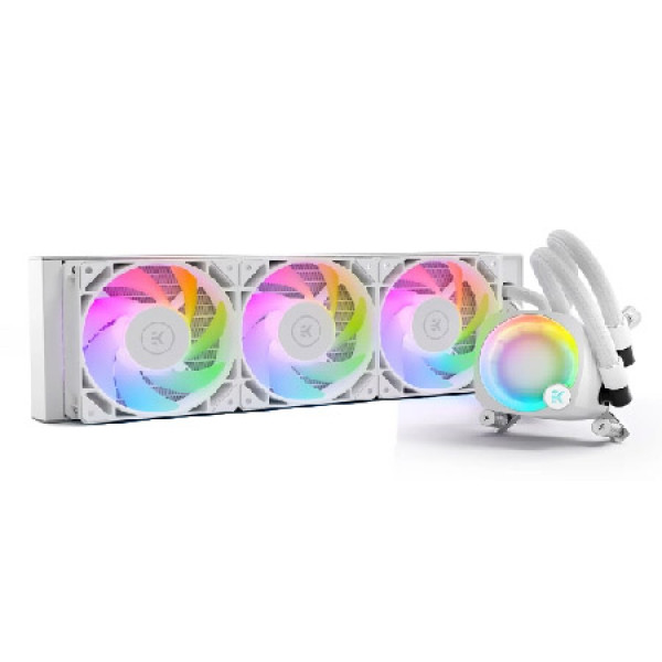Фото - Водяна система охолодження EKWB EK-Nucleus AIO CR360 Lux D-RGB - White (3831109897850)
