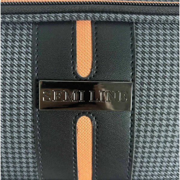 Фото - Чемодан Semi Line 24" (M) Black/Orange Line (T5734-2)
