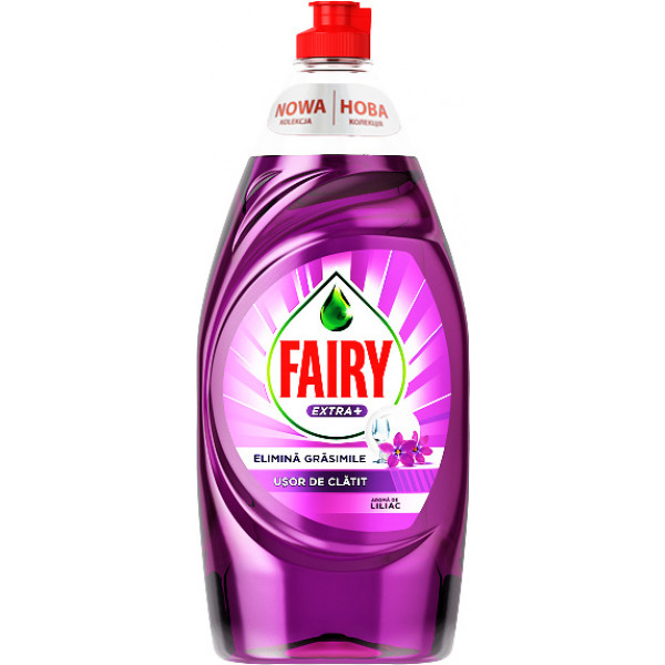 Фото - Засіб для ручного миття посуду Fairy Екстра+ Бузок 905мл