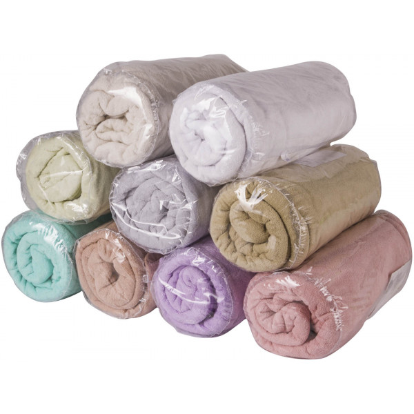 Фото - Простирадло односпальне Ярослав на резинці махрове 90х200х20 диз.09 (рожевий) (38340)