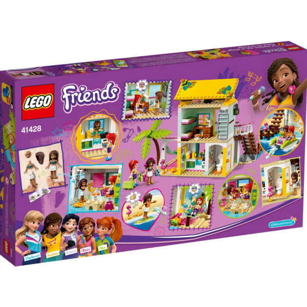 Фото - Конструктор LEGO Friends Пляжний будиночок 444 деталі (41428)