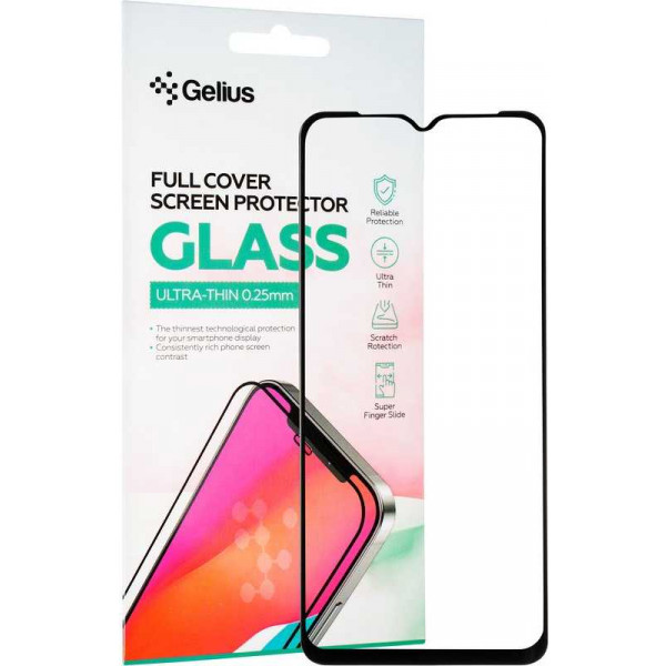 Фото - Захисне скло для смартфону Gelius Full Cover Ultra-Thin 0.25mm for Oppo A57s/А77 Black (94343)