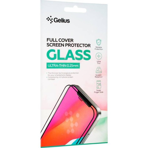 Фото - Захисне скло для смартфону Gelius Full Cover Ultra-Thin 0.25mm for Poco X5 Pro Black (94549)