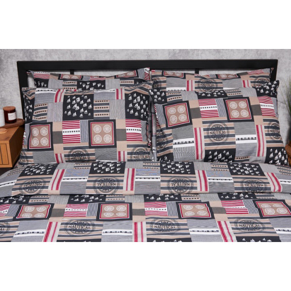 Фото - Комплект постільної білизни Moon&Star Бязь Gold Люкс Nautical 175х210 (MS-820003404)