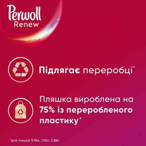 Фото - Засіб для делікатного прання Perwoll д/кольорових речей 990мл