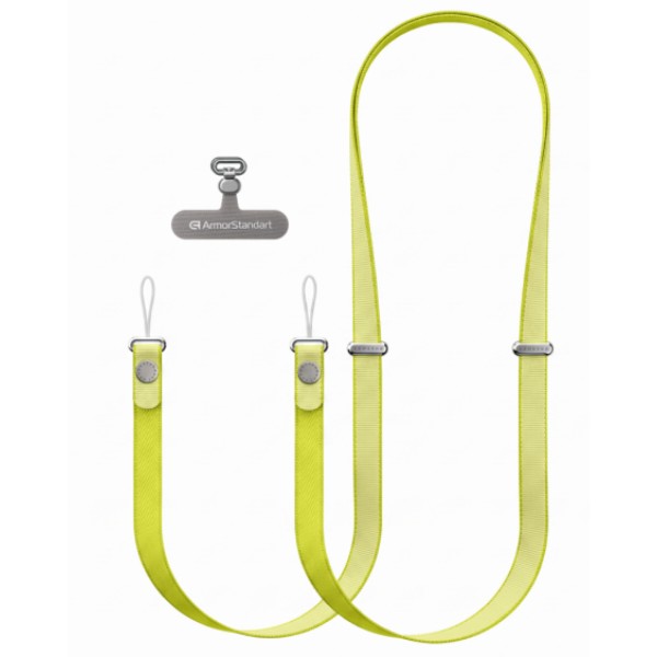 Фото - Ремешок для смартфона Armorstandart Solo Cross Neon Yellow (ARM91326)