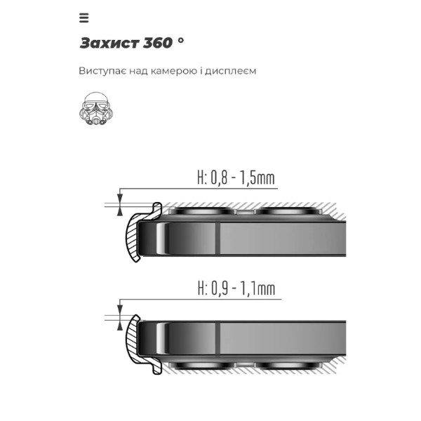 Фото - Чехол для смартфона Armorstandart ICON for Xiaomi 17T Pro 5G Camera cover Lavender (ARM91900)