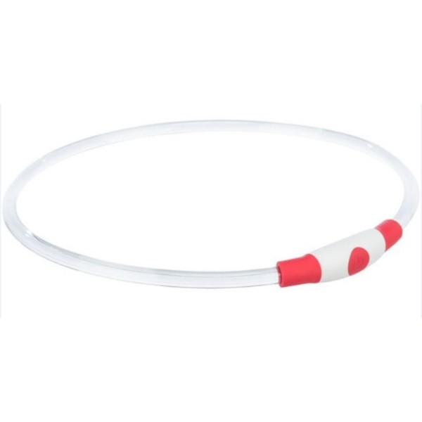Фото - Нашийник LED для собак Trixie Flash Light Ring USB червоний розмір S–M 40 см/8 мм (4053032433908) Фото - Нашийник LED для собак Trixie Flash Light Ring USB червоний розмір S–M 40 см/8 мм (4053032433908)