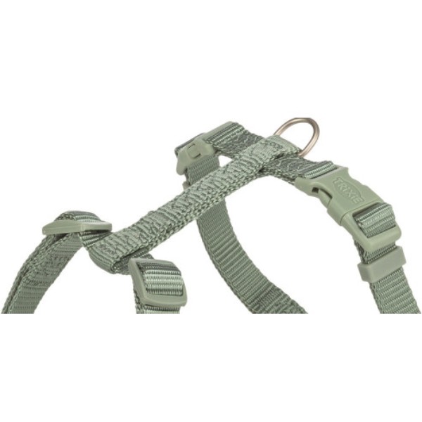 Фото - Шлея для собак Trixie Premium H-harness L 60–87 см 25 мм светло-зеленая (4053032673083)