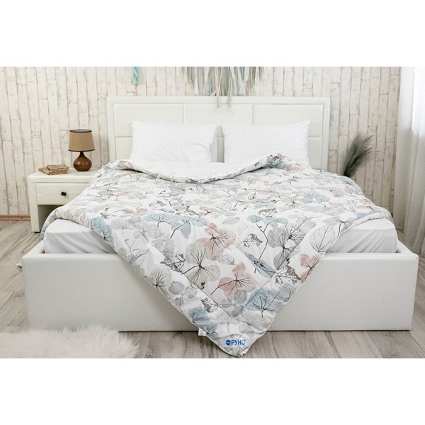 Фото - Одеяло зимнее двуспальное Руно 172х205 Comfort+ Wool Harmony бязь (316.02ШК+У_Wool Harmony)