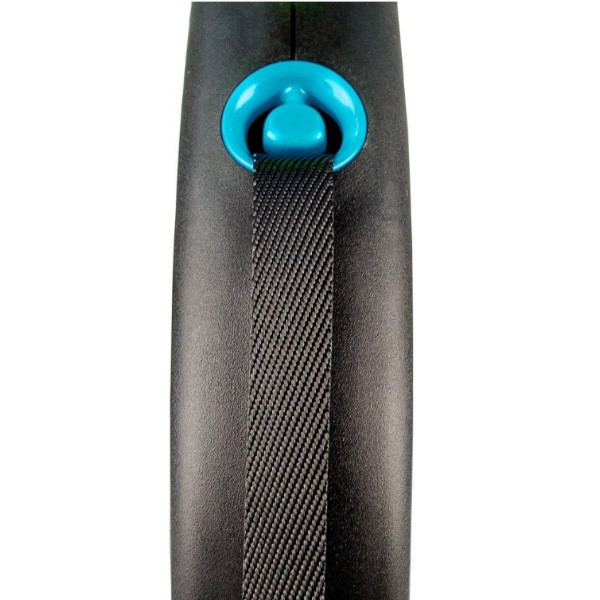 Фото - Поводок-рулетка для собак Flexi Black Design S 5 м Синий (4000498033937)