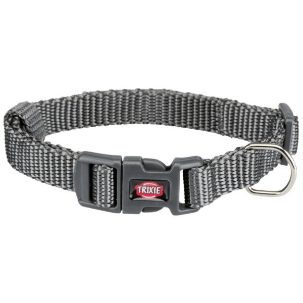 Фото - Ошейник для собак Trixie Premium S–M: 30–45 см Графитовый (4053032020085)