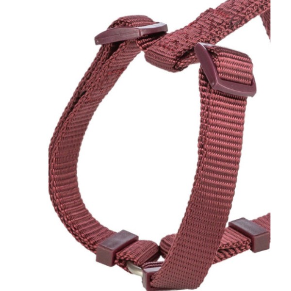 Фото - Шлея для собак Trixie H-harness L 60–87 см 25 мм бордова (4053032672901)