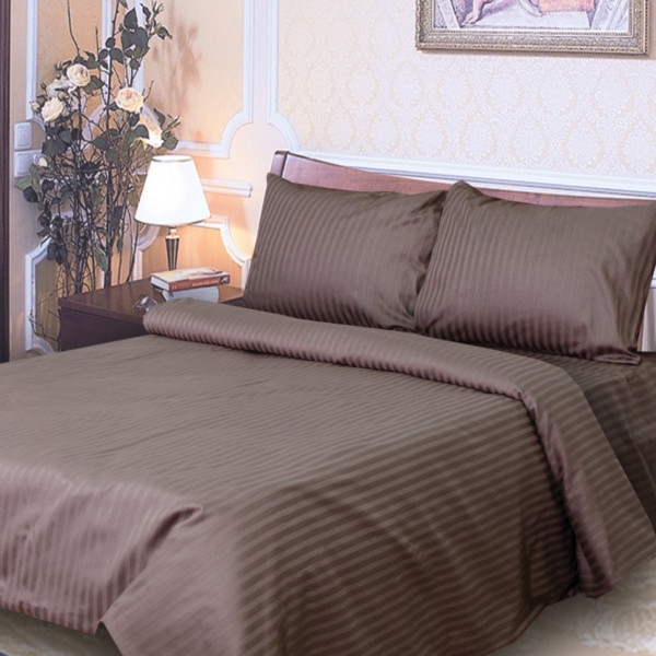 Фото - Комплект постільної білизни Ярослав сатин страйп диз.06 175х215 (49563)