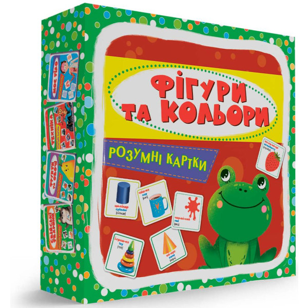 Фото - Картки навчальні Crystal Book Розумні. Фігури та кольори. 30 карток (9789669876164)