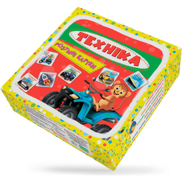 Фото - Карточки обучающие Crystal Book Умные. Техника. 30 карточек (9789669870353)