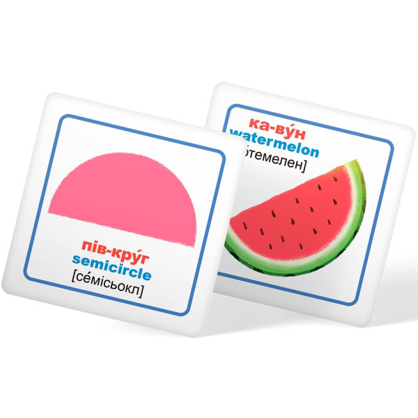 Фото - Картки навчальні Crystal Book Розумні. Фігури та кольори. 30 карток (9789669876164)