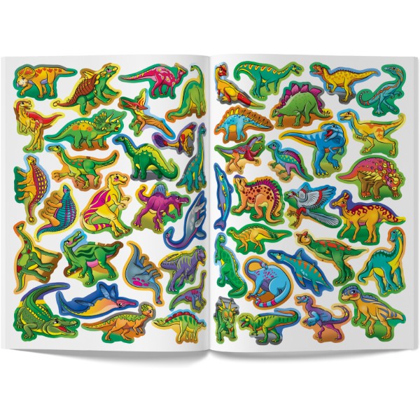 Фото - Crystal Book Большая книга. Развивающие наклейки. Умные задачи. Мир динозавров (9789669363480)