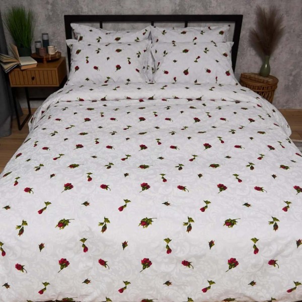 Фото - Комплект постельного белья Moon&Star Бязь Gold Люкс Romantic Rose 160х220х2 нав. 4х70х70 (MS-820009694) Фото - Комплект постельного белья Moon&Star Бязь Gold Люкс Romantic Rose 160х220х2 нав. 4х70х70 (MS-820009694)