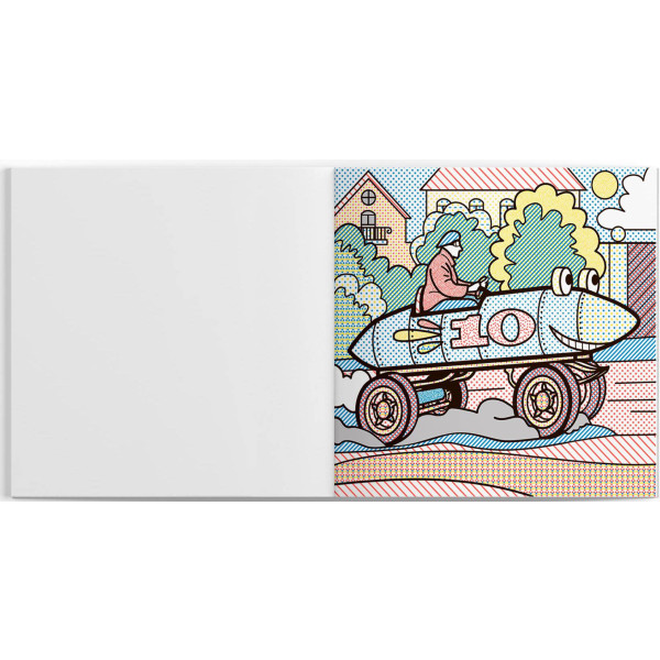 Фото - Розмальовки Crystal Book водяні. Спортивні машини (9789669875655)