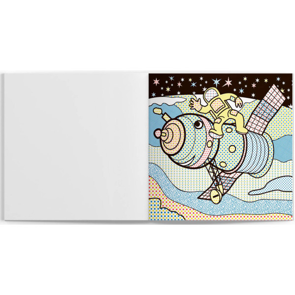 Фото - Розмальовки Crystal Book водяні. Космічна техніка (9789669874436)