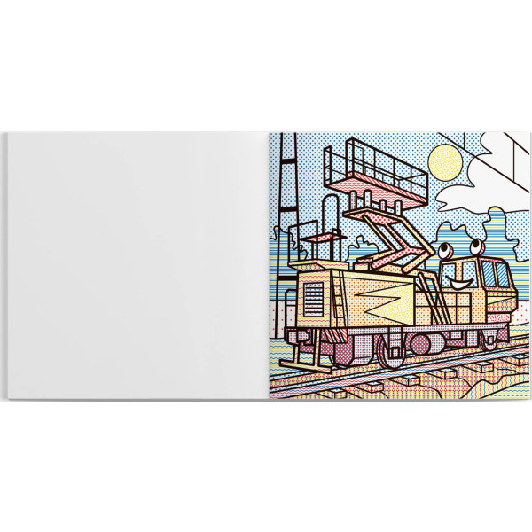 Фото - Розмальовки Crystal Book водяні. Залізнична техніка (9789669878366)