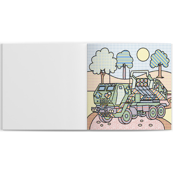 Фото - Раскраски Crystal Book патриотические водяные с секретом. Военная техника (9786175474013)