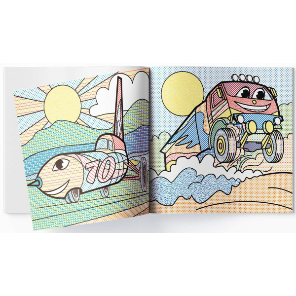 Фото - Розмальовки Crystal Book водяні. Спортивні машини (9789669875655)