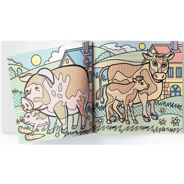 Фото - Розмальовки Crystal Book водяні. На фермі (9789669876294)
