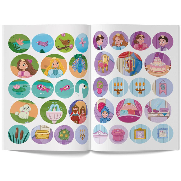 Фото -  Crystal Book Интерактивные наклейки. Принцессы (9786175473399)