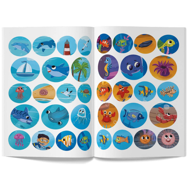 Фото -  Crystal Book Интерактивные наклейки. Море (9786175473382)