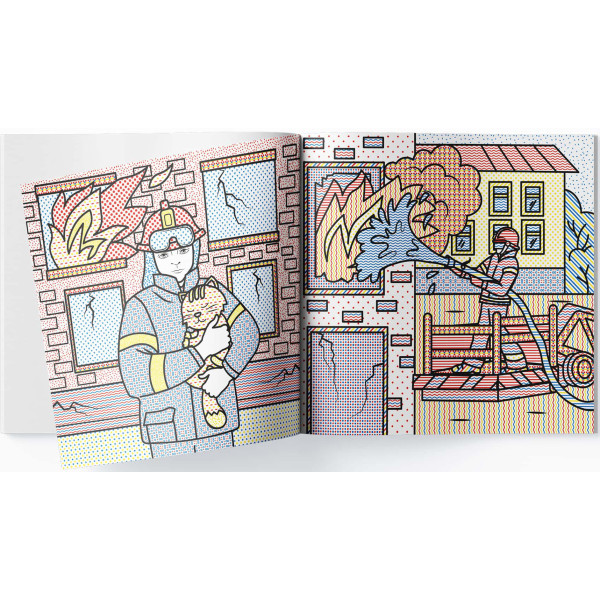 Фото - Розмальовки Crystal Book патріотичні водяні із секретом. Рятувальники (9786175474068)