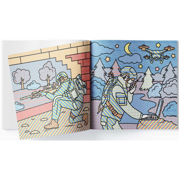 Фото - Раскраски Crystal Book патриотические водяные с секретом. Наши защитники (9786175474037)