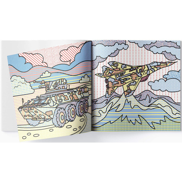Фото - Раскраски Crystal Book патриотические водяные с секретом. Военная техника (9786175474013)