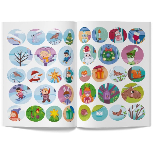 Фото -  Crystal Book Інтерактивні наліпки. Пори року (9786175473726)