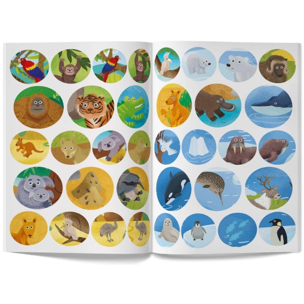 Фото - Crystal Book Інтерактивні наліпки. Зоопарк (9786175473368)