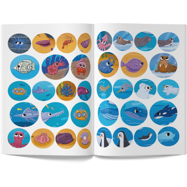 Фото -  Crystal Book Интерактивные наклейки. Море (9786175473382)