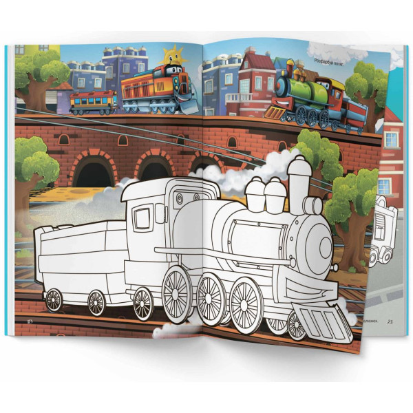 Фото -  Crystal Book Книжка з наліпками. Транспорт (9789669369741)