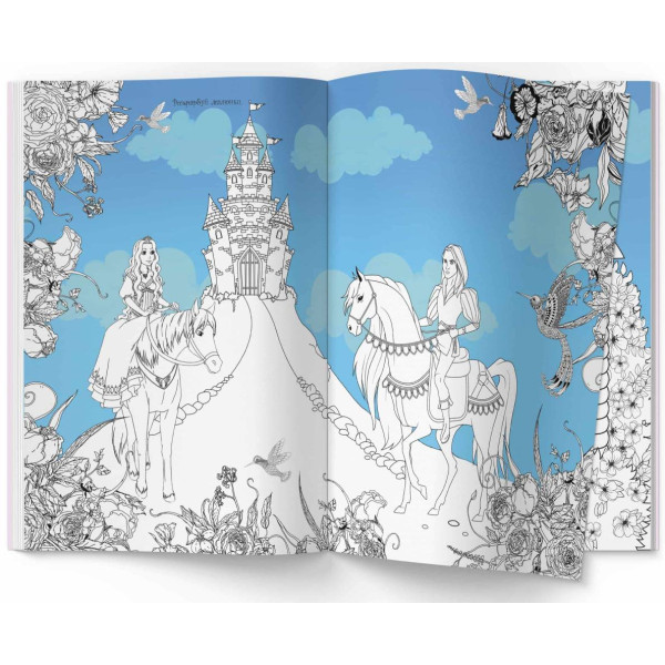 Фото -  Crystal Book Книжка з наліпками. Книга Принцеси (9789669369758)