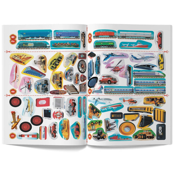 Фото -  Crystal Book Меганаклейки. Умные машины (9786175474280)