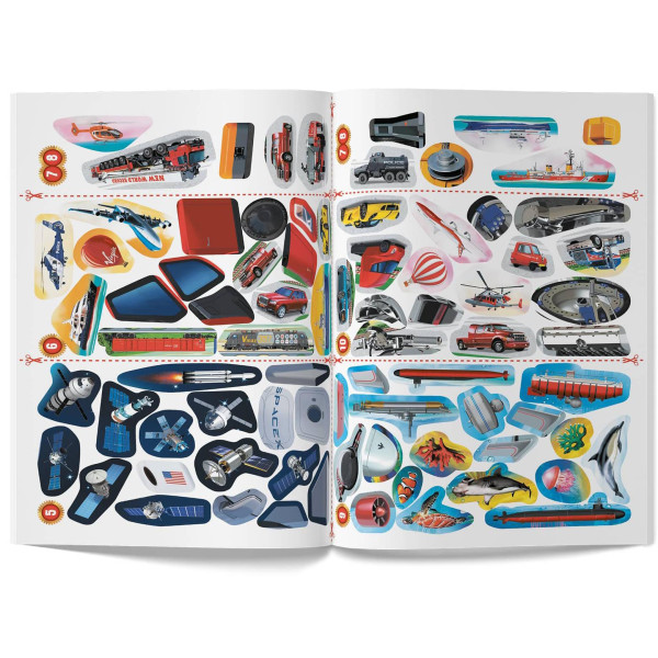 Фото -  Crystal Book Меганаклейки. Умные машины (9786175474280)